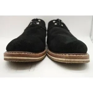 Helm Black Suede Leather Dress Casual Lace Up Oxfords Shoes Men\'s 10.5 D Helm | Shoes | Helm Black Suede Leather Dress Casual Lace Up  main image 4